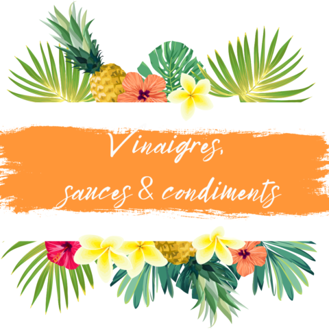 Vinaigres, sauces et condiments